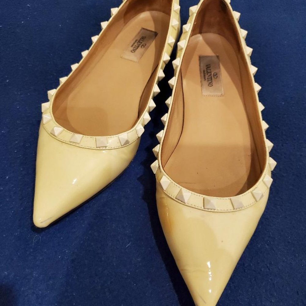Valentino rockstud flat shoe